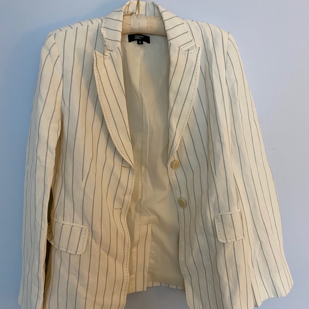 Stripe blazer